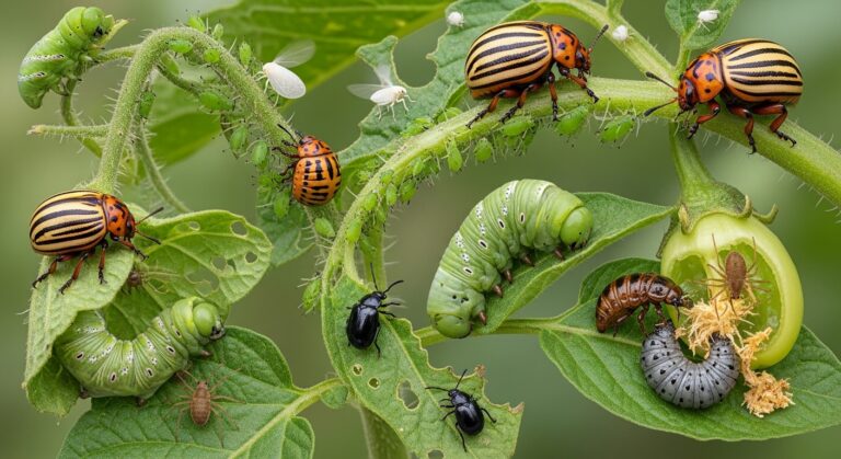 Вредители картофеля, томатов, перца и баклажанов